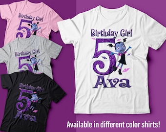 Vampirina Birthday Shirt - Vampirina Shirt - Vampirina Birthday Outfit - Vampirina Family Birthday Shirt - Vampirina Outfit - Vampirina