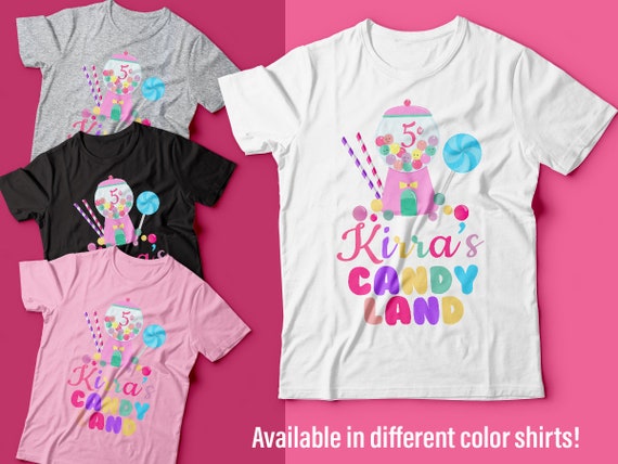 Candyland Birthday Shirt Candyland 