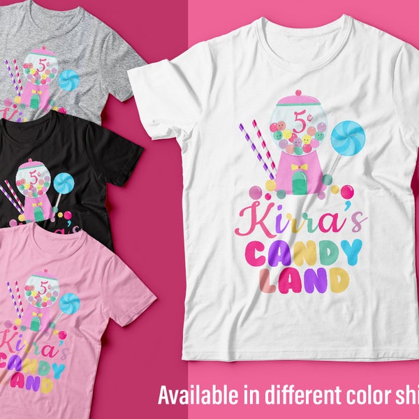 Candyland Birthday Shirt - Candyland Shirt - Candyland shirt - Candyland Party Supplies - Candyland Birthday - Candy Land Shirt - Candyland