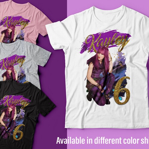Descendants Birthday Tshirt Descendants Birthday Shirt - Etsy