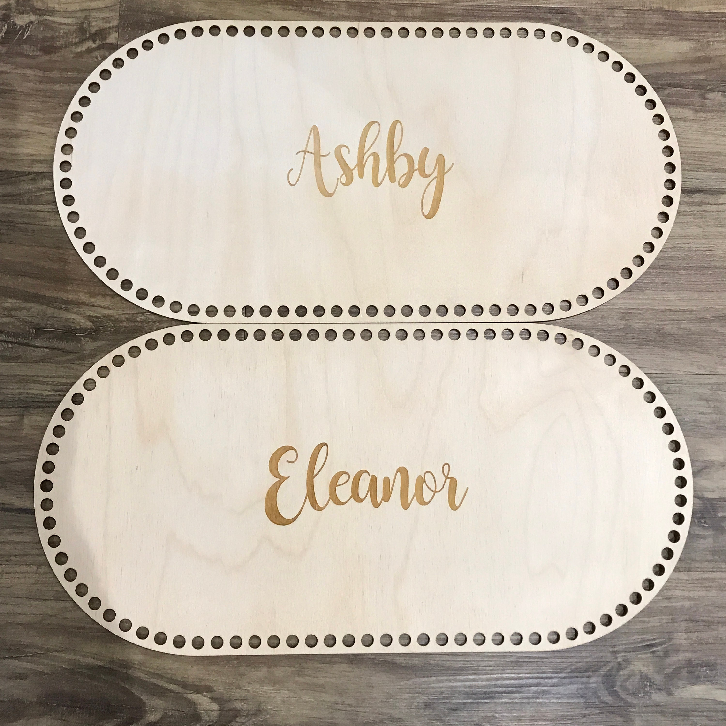 Wooden Crochet Moses Basket Base Personalised Etsy