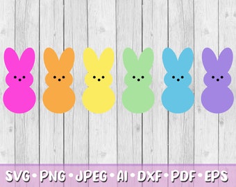 Easter Bunny SVG, Digital Download, Svg, Jpeg, Png, Dxf, Eps, Ai, PDF, Cutting Files, Easter Day, Bunny, Bunnies