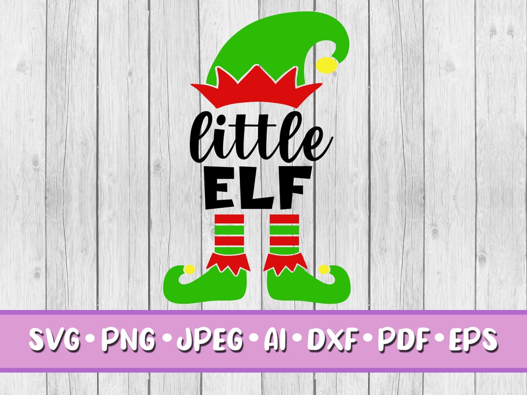 Little Elf SVG, Digital Download, Svg, Jpeg, Png, Dxf, Eps, Ai ...