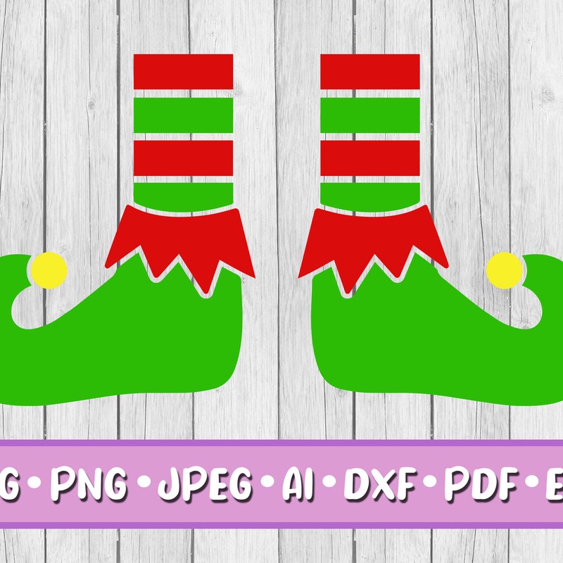 Elf Feet Clipart - Etsy