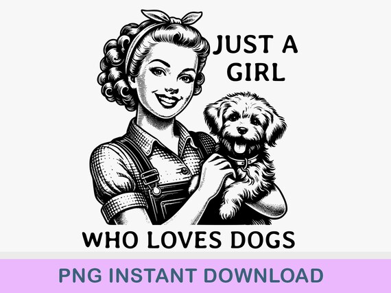 Just A Girl Who Loves Dogs Dog Lover T-Shirt Gift Just A Girl Who Loves Dogs Dog Lover T-Shirt Gift