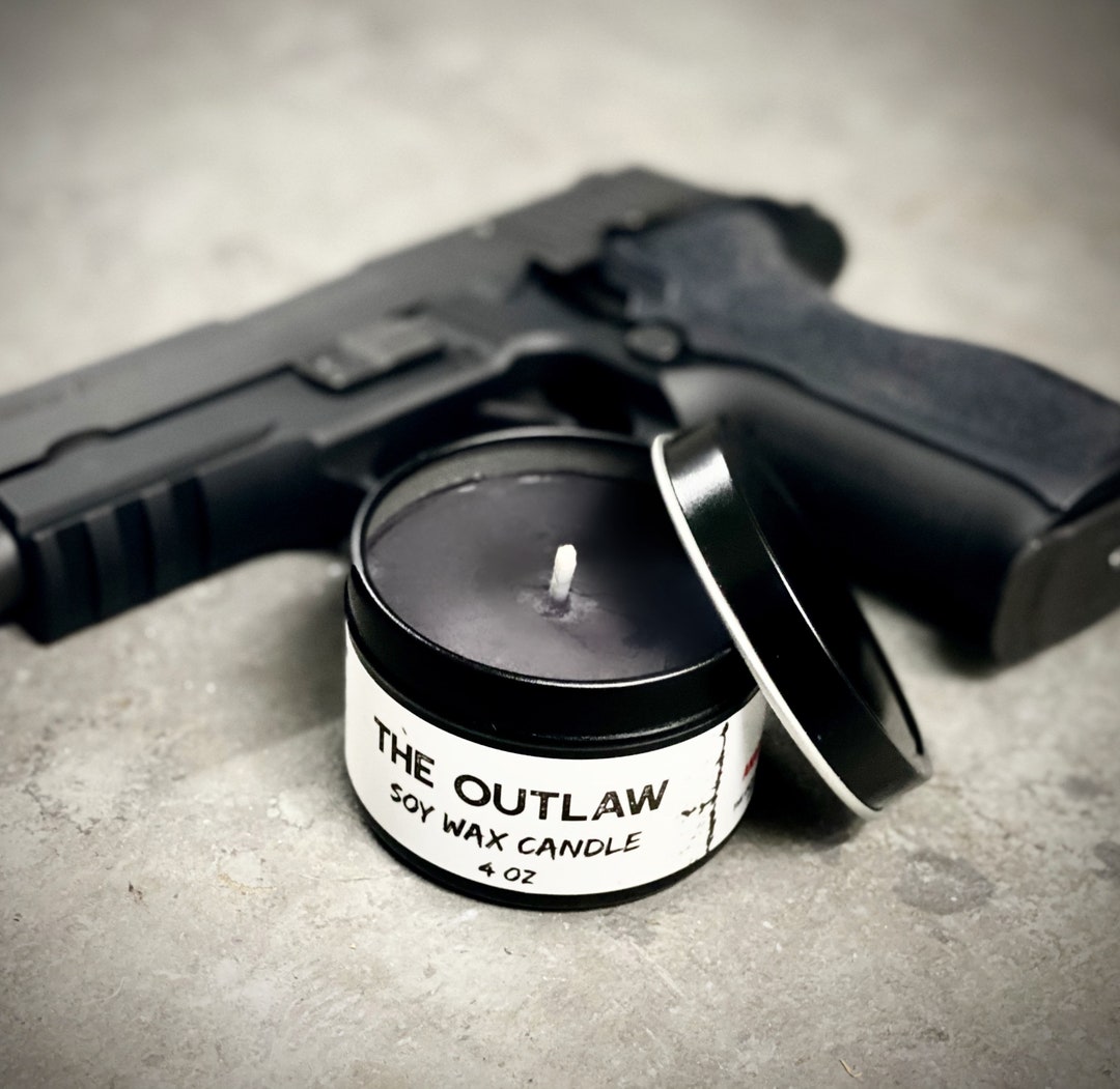 The Outlaw Cleanburning Soy Candle Etsy