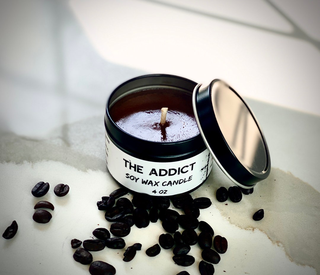 The Addict Clean Burning Soy Candle Etsy