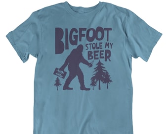 Bigfoot Stole My Beer, Graphic Tees, Funny Shirts, Mens Tshirt, Graphic Tshirts, Tshirt Gifts, Tshirts, Novelty Tshirts, Mens Tshirt Gifts