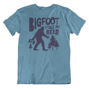 Bigfoot Stole My Beer, Graphic Tees, Funny Shirts, Mens Tshirt, Graphic Tshirts, Tshirt Gifts, Tshirts, Novelty Tshirts, Mens Tshirt Gifts