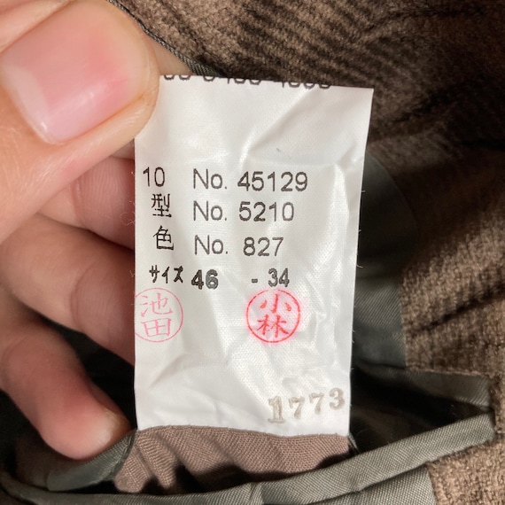 Vintage Lanvin Classique Flat Button Corduroy Coa… - image 8