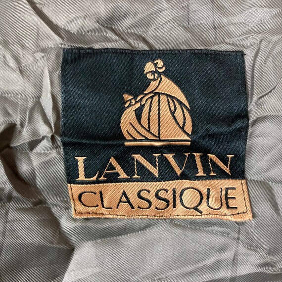 Vintage Lanvin Classique Flat Button Corduroy Coa… - image 6