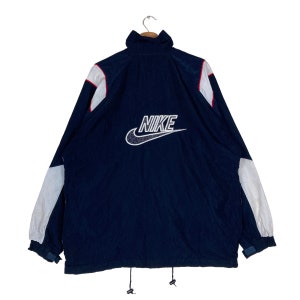 Nike Front Back Logo Full Zipper Windbreaker Jacket