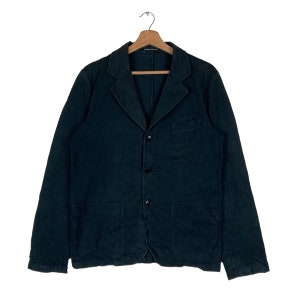 Vintage Agnes B Homme Paris Flat Button Coat Blazer Jacket