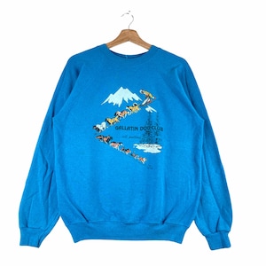Vintage SWEATSHIRT GALLATIN DOG Club pullover jumper