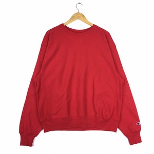 Sudadera vintage Champion de tejido inverso, jersey informal, ropa de calle
