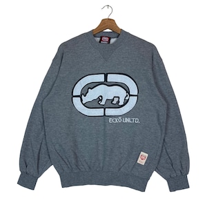 Vintage Ecko Function UNLTD Big Logo Pullover Jumper Sweatshirt
