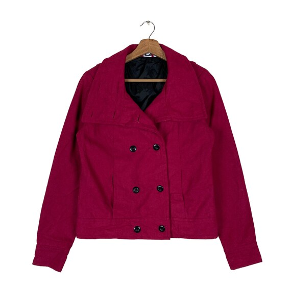 Vintage Roxy Double Breasted Flat Button Jacket - image 1