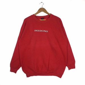 Vintage Sessions Skate Sweatshirt Streetwear Sportwear Casual Jumper