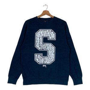Vintage Stussy Big Logo Pullover Jumper Sweatshirt