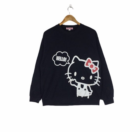 Vintage Hello Kitty Sweatshirt Hoodie Cartoon Jump