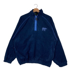 Vintage Golden Bear von Jack Nicklaus Quarter Zip Pullover Sweatshirt