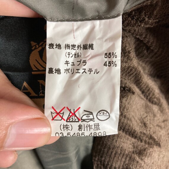 Vintage Lanvin Classique Flat Button Corduroy Coa… - image 7