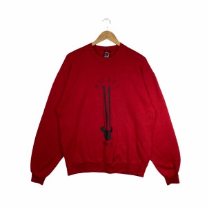 Felpa vintage Topolino cartone animato Casual Jumper Pullover