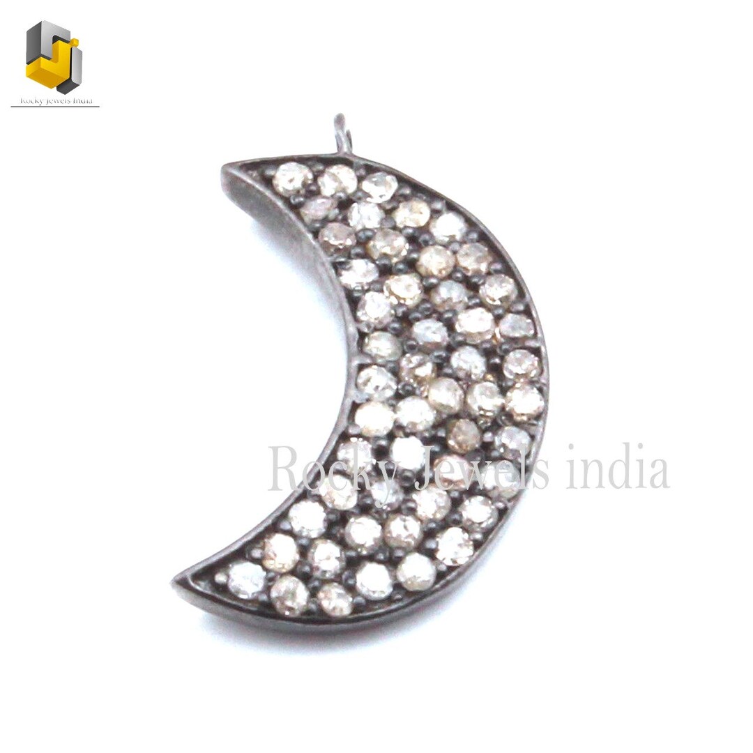 Sterling Silber 0,08 CTW Diamant Initial "U" Anhänger