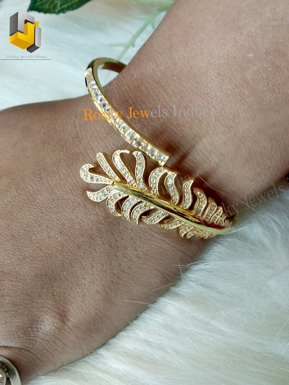 Pave diamond deals cuff bracelet