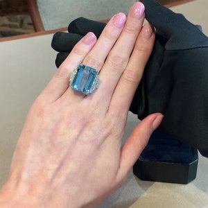Swiss blue topaz   Silver Ring, Natural Swiss blue topaz Ring, Engagement Ring, Silver ring, wedding ring, Anniversary ring, Halo Ring,