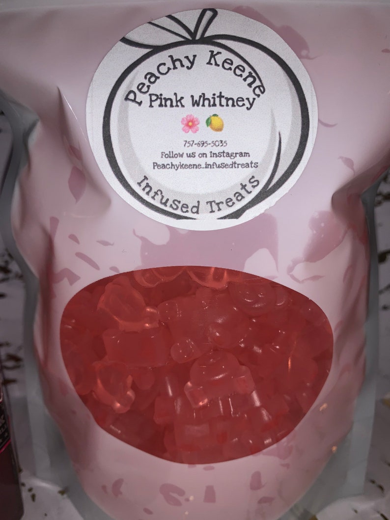 Pink Whitney Gummy Bears Pink Lemonade Etsy