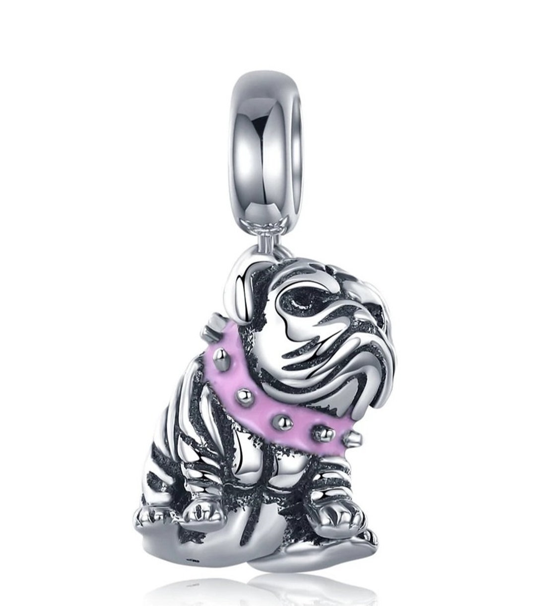 pandora bulldog puppy charm