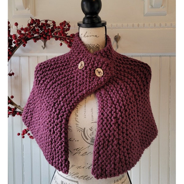 Brianna's capelet from season 4 of Outlander, Reunion Capelet, Brianna's handknitted shawl, Outlander shawl