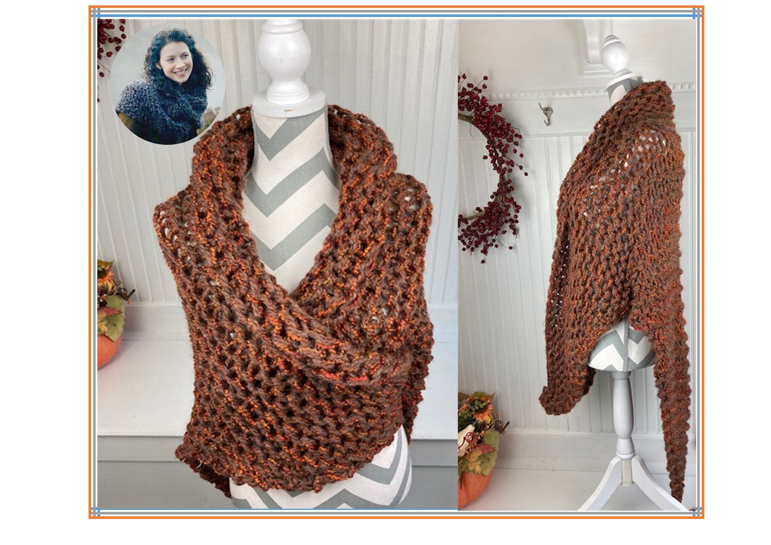 claire fraser shawl pattern