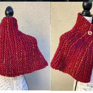 Brianna's capelet from season 4 of Outlander, Reunion Capelet, Brianna's handknitted shawl, Outlander shawl image 5