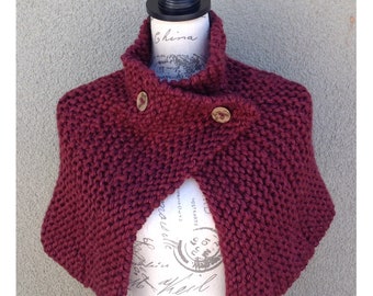 Brianna's capelet from season 4 of Outlander, Reunion Capelet, Brianna's handknitted shawl, Outlander shawl