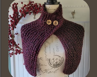 Brianna's capelet from season 4 of Outlander, Reunion Capelet, Brianna's handknitted shawl, Outlander shawl, Mother's Day gift