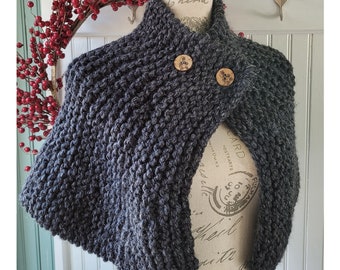Brianna's capelet from season 4 of Outlander, Reunion Capelet, Brianna's handknitted shawl, Outlander shawl