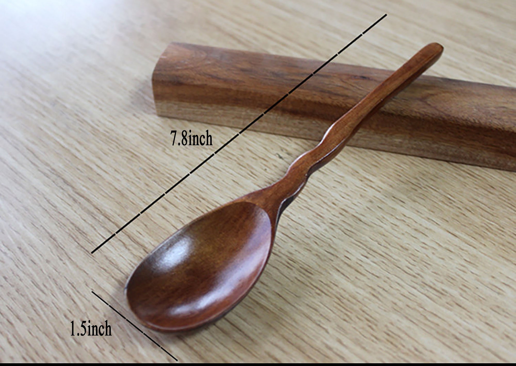 Wooden Spoon with Wavy HandleWooden Kitchen Seasoning Etsy