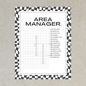 Arbonne Area Manager Tracker Promote to AM USLetter PDF Download Print Essentials for Arbonne Consultants BonBabe image 1