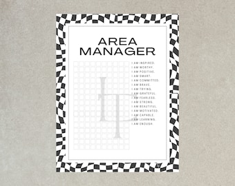 Arbonne Area Manager Tracker | Promote to AM | USLetter | PDF | Download + Print | Essentials for Arbonne Consultants | BonBabe