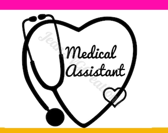 Medical Assistant Svg Etsy