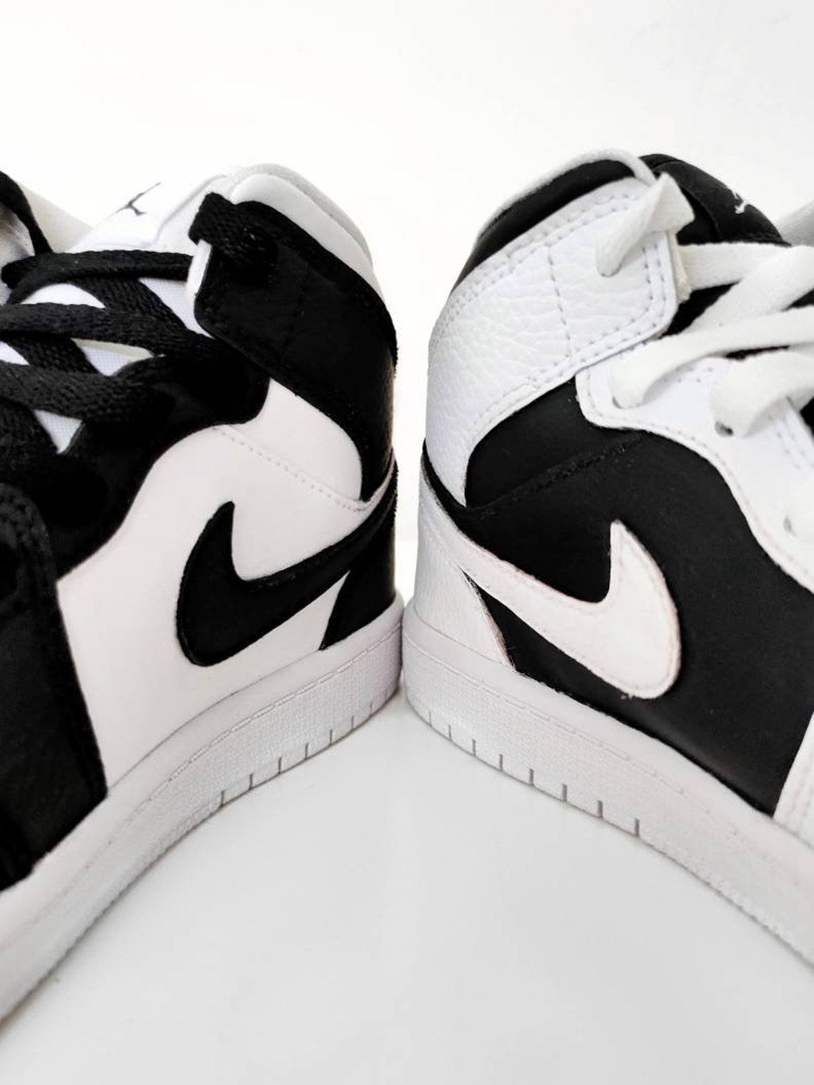 Mens Yin Yang Asymmetric Nike Customs L Air Jordan 1 Made to | Etsy UK