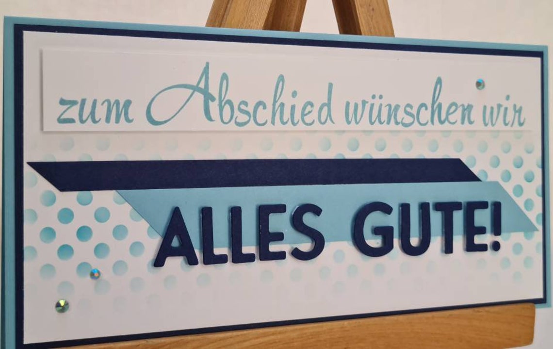 Abschied Dankeskarte Alles Gute | Etsy