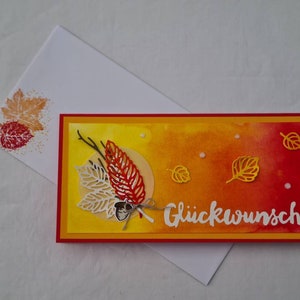Gratulationskarte • Glückwunschkarte