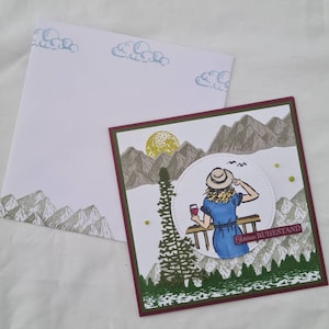 Ruhestand • Gratulationskarte • Berge