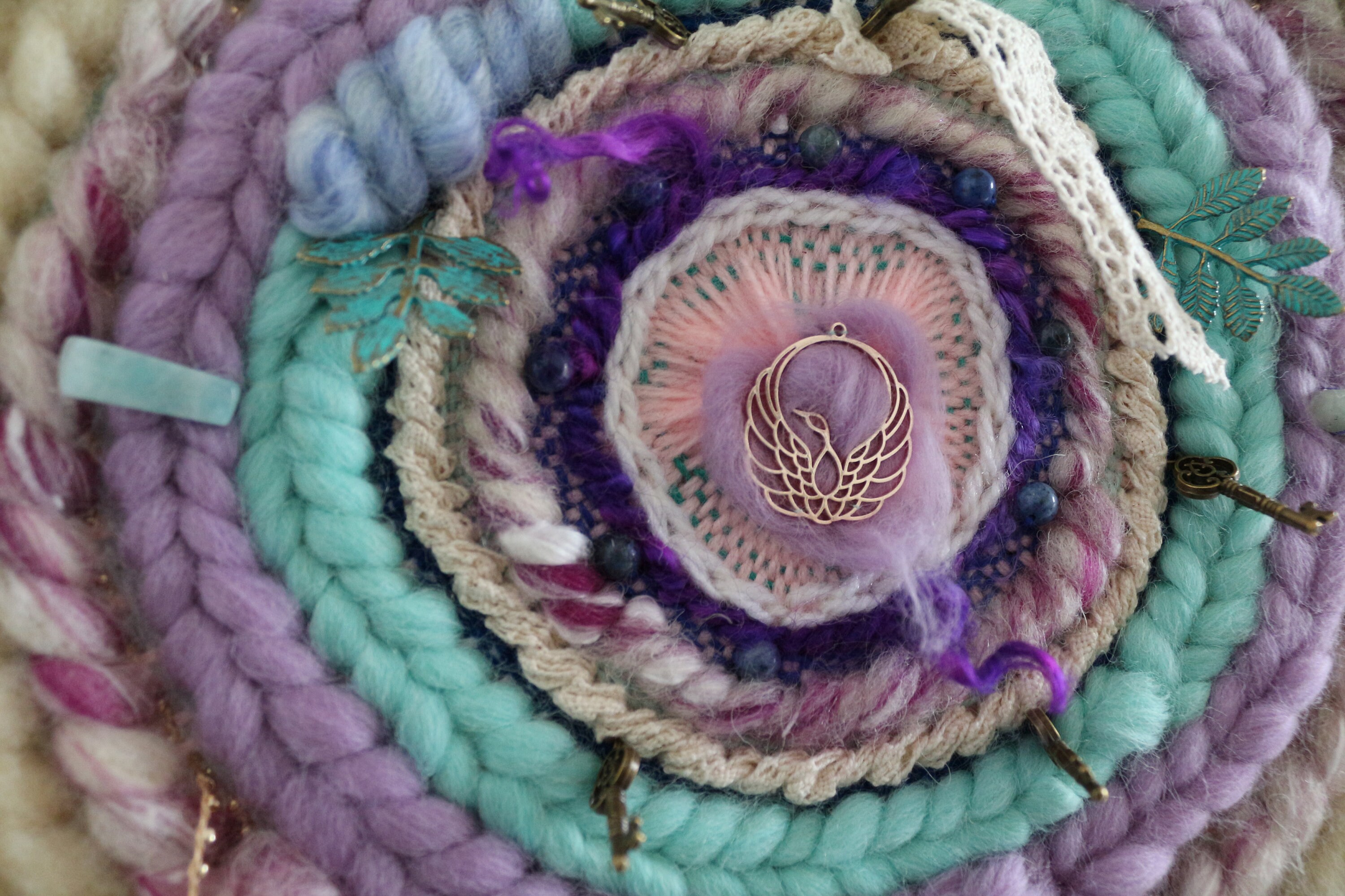 Tissage Phoenix - Tenture Murale Attrape-Rêve