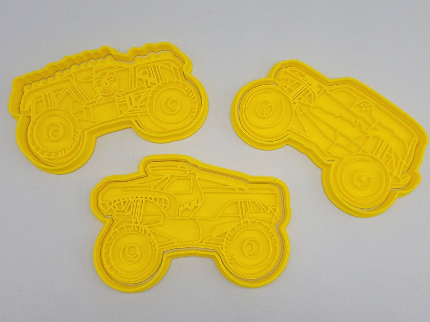 3D Printed Monster Jam Cookie Cutters Etsy