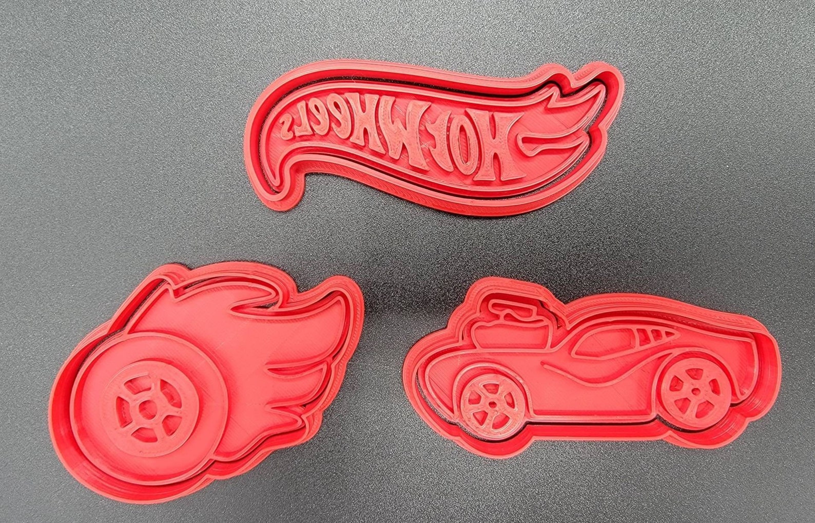 3D Printed Hot Wheels Cookie Cutter & Stamp Etsy