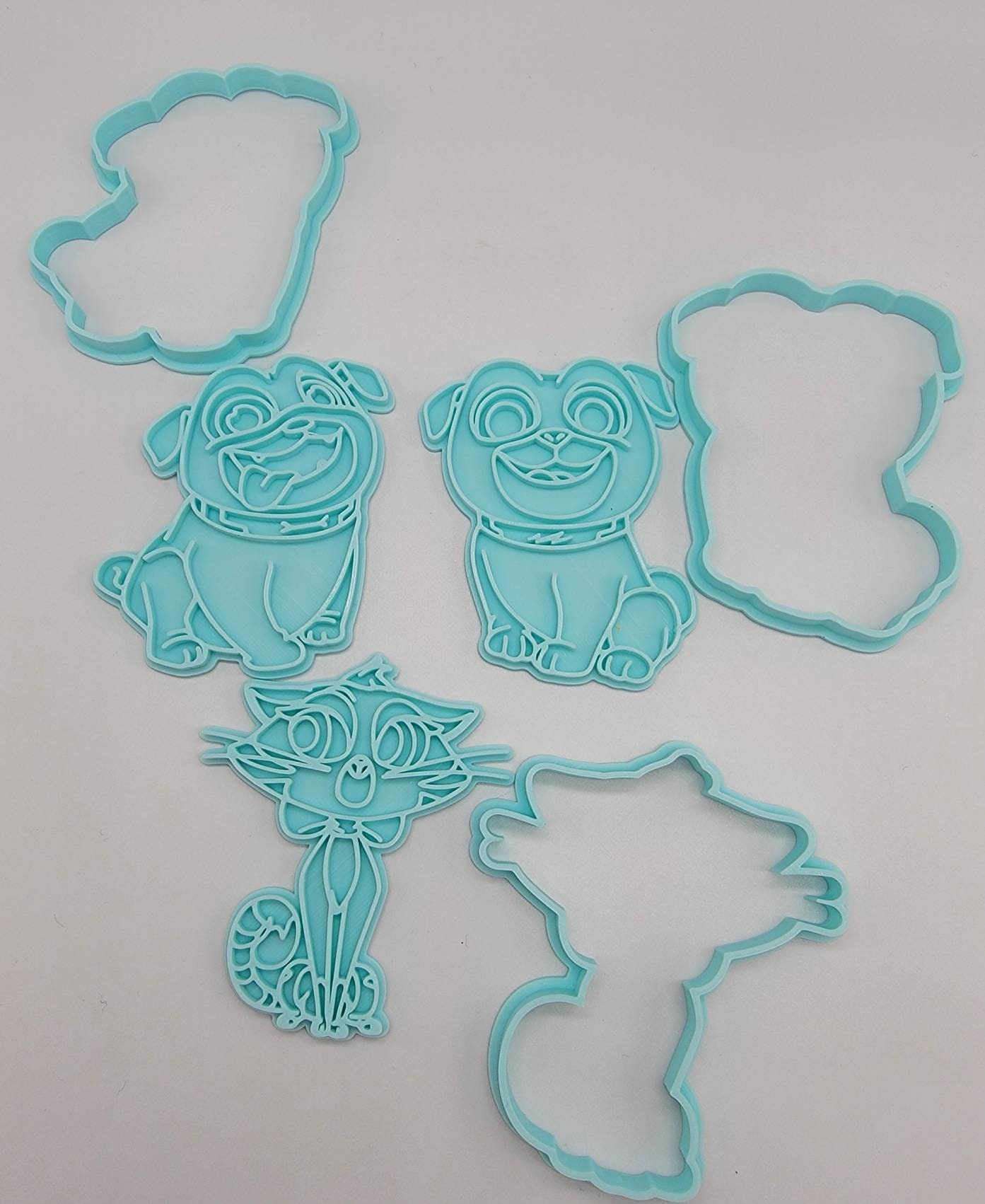 3D Printed Puppy Dog Pals Set of 3 Cookie Cutter & Stamps Etsy